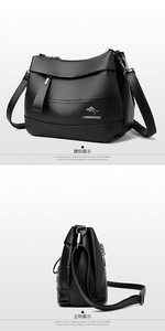 Ladies Multi-pocket Messenger Bag High Quality Soft PU Leather Shoulder Bags Casual Crossbody Bags for Women New <b>Tote</b> - Product Image 3