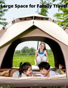 Carpa Familiar Impermeable Automática para 2/3/4 Personas, Fácil de Instalar, Portátil, Resistente al Viento, Tipo Domo, para Senderismo y Viajes al Aire Libre - Product Image 4