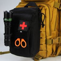 Sac à dos médical tactique de camping en plein air en nylon Trousse de premiers soins d'urgence pour les situations de sauvetage