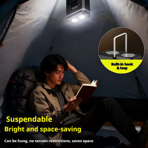 Lampe de camping multifonctionnelle pour l'extérieur avec tête orientable à 180° °   Lumière d'entretien magnétique à rotation horizontale et à <span class=keywords><strong>suspension</strong></span> extensible - Product Image 5
