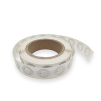 Etiqueta RFID Personalizada de 13.56mhz ISO14443A con Chip FM11RF08, Inlay HF, Etiqueta Blanca en Rollo de Papel