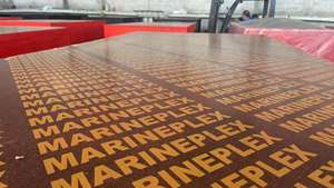 דיקט ציפוי סרט איכותי פרימיום 4*8 רגל 1220*2440*18 מ\\\"מ/17 מ\\\"מ/15 מ\\\"מ גודל מותאם אישית דבק WBP ליבת צפצפה עמיד בפני לחות E1 - Product Image 3