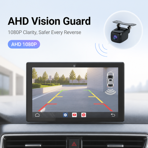 Autoradio Android 9 pouces avec écran tactile, navigation GPS, lecteur multimédia, montage universel sur tableau de bord, noir - Product Image 4