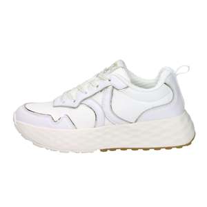 Zapatillas Valleverde Donna Blancas, Tacón de 36,4 cm, Lona, Zapatos Modernos - Product Image 1