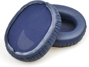 Coussin de remplacement pour oreillettes noir/bleu respirant en cuir protéiné de haute qualité pour casque <span class=keywords><strong>WH</strong></span>-<span class=keywords><strong>CH700N</strong></span> CH710 CH720 - Product Image 6