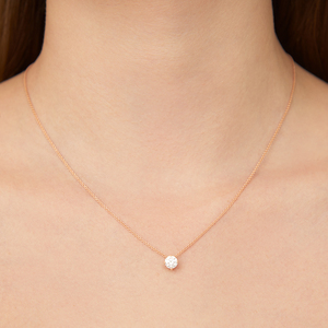 18K Yellow/White/Rose Gold Lab Diamond Slider <b>Necklace</b> - Product Image 6