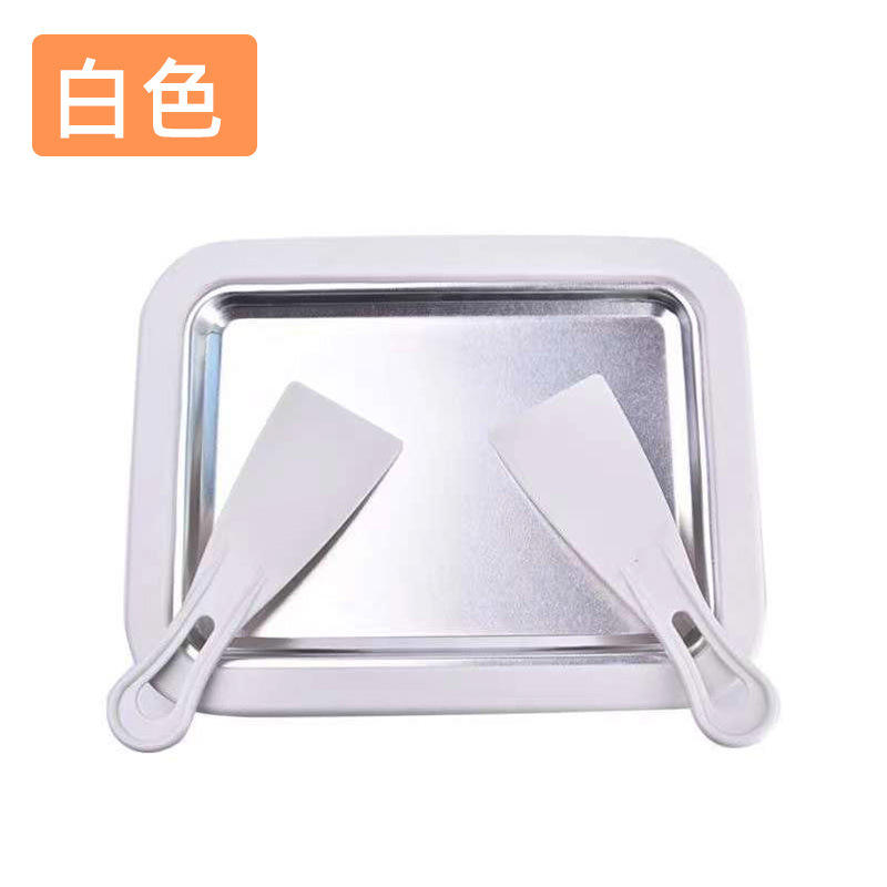 แผ่นสแตนเลสสี่เหลี่ยมเล็ก (304) สีขาว