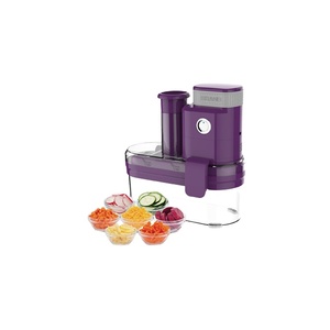 <span class=keywords><strong>Mandoline</strong></span> électrique multifonctionnelle en acier inoxydable pour la cuisine, avec lames pour couper les fruits et les légumes en dés, réglable - Product Image 2