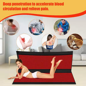 Merican Dual Wave 660nm 850nm LED Light Pad Estera de bienestar de cuerpo completo para la relajación en el hogar - Product Image 4