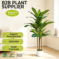 Dracaena artificielle verte 114 cm, plante de maïs artificielle en pot, écologique, résistante aux UV, pour bureau, hall, salle de réunion, réception, coin