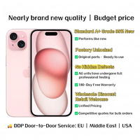 Venta al por mayor iPhone 15 Desbloqueado 128GB Rosa Original Apple Smartphone 5G Dynamic Island Precio de Fábrica Proveedor Stock a Granel
