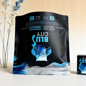 Sachet Doypack Personnalisé Imprimé avec Fermeture Éclair Standard, en Feuille d'Aluminium et Plastique, pour Emballage de Poudre de 200g - Product Image 5