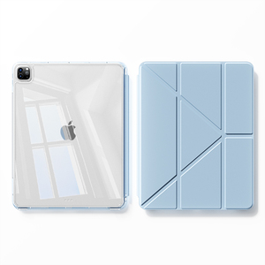 Étui détachable 2 en 1 Dos en acrylique Bord en TPU Protection complète Étui folio pour <span class=keywords><strong>iPad</strong></span> Pro 11 M4 2024 - Product Image 5