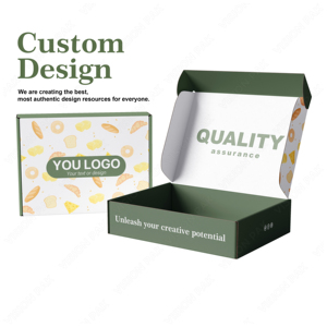 Cajas de embalaje de papel plegable de grado alimenticio ecológico con logotipo de diseño de impresión personalizado para comida, pastel, galletas, pan, repostería, mochinut, donut, macarrón - Product Image 4