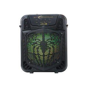 Enceinte portable de fête DJ NB-11C de 6,5 pouces avec panneau frontal coloré et ceinture - Product Image 6