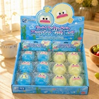 Jouet Squishy Monstre Poisson aux Cheveux Étranges, à Remontée Lente, Anti-Stress, Grands Yeux, Mignon, Slime Fluide, Balle Anti-Stress pour Enfants et Adultes