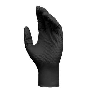 Gants jetables en nitrile sur mesure, résistants à l'huile, protection industrielle, texture intégrale, lisses, non stériles, tailles SMLXL, Weifang Shandong - Product Image 3