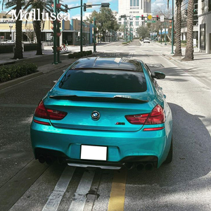 Per <span class=keywords><strong>BMW</strong></span> serie <span class=keywords><strong>6</strong></span> F06 4 porte <span class=keywords><strong>Gran</strong></span> <span class=keywords><strong>Coupe</strong></span> M6/F13 2 porte coupé M6 PSM stile a nido d'ape in fibra di carbonio Spoiler posteriore bagagliaio ala 2011-2018 - Product Image 6