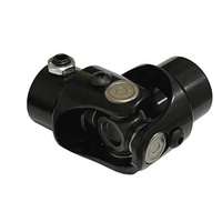 Columna de dirección de rendimiento de juntas universales de acero inoxidable negro mecanizado CNC para Hot Rods Racing Cars Maquinaria agrícola
