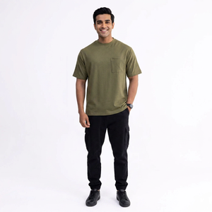 Camiseta Bright Kids para Hombre, 100% Algodón, Cómoda, Informal, Elegante, Verano, Uso Diario, Moderna, con Logotipo Frontal, Transpirable - Product Image 1