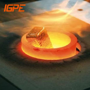 Horno de fusión por inducción de tipo basculante de 10-50kg, calentador de inducción de fundición rápida para Taller de chatarra de oro y plata - Product Image 6