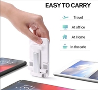 Vente chaude Portable Pliant Support De Bureau Multi-Fonction Universel Réglable Pliable Mobile/Tablette Paresseux Flexible Mini Maison