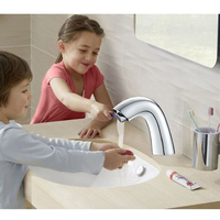 Robinet de cuisine intelligent à capteur tactile sans contact, monotrou, à montage sur plan, en laiton massif, mitigeur automatique eau froide de haute qualité