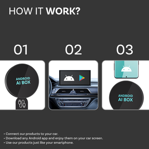 Caja Inalámbrica con IA 3 en 1, Adaptador Carplay y Android Auto, Caja de Transmisión Inteligente, Plug and Play, WiFi 5G para Automóviles, Venta al Por Mayor, Suministro OEM - Product Image 2