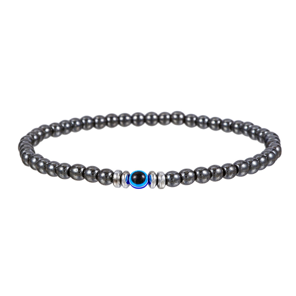 1-Hematite bracelet orange