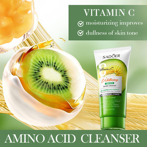 Limpiador de frutas antiarrugas de <span class=keywords><strong>espuma</strong></span> y aceite VC, ácido hialurónico, vitamina C, ingredientes minerales, limpiador <span class=keywords><strong>Facial</strong></span> de aminoácidos Blanqueador - Product Image 3