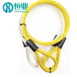 Factory custom 12MM diameter 1.2m or 1.5m length with locking rope/yacht tow rope