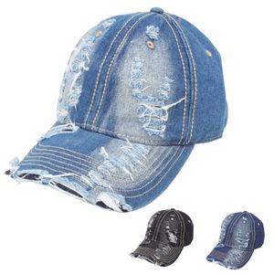Gorra de Béisbol de Mezclilla Lavada y Desgastada, Unisex, Protección Solar - Product Image 1