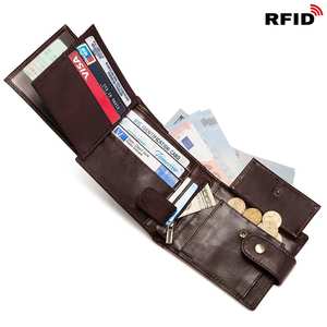 KAVIS <strong>Cardholder</strong> Real Leather Luxury <strong>Mens</strong> <strong>Wallet</strong> Bifold Slim <strong>Wallets</strong> for Man Vintage Cowhide <strong>Wallet</strong> <strong>Men</strong> - Product Image 2