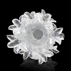 Wholesale Luxury Handmade Crystal Glass <b>Lily</b> <b>Vase</b> Home Decor OEM Custom Color FengMing Brand Model M Wholesale - Product Image 6