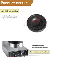 110V 220V Ufo forme rotation crème glacée gaufre Hamburger pain presse chaude Machine Gelato Panini presse Brioche Ufo Burger Maker