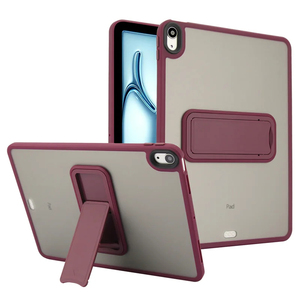 เคส <span class=keywords><strong>iPad</strong></span> รุ่นที่ <span class=keywords><strong>5</strong></span>/6/7/8/9, <span class=keywords><strong>Air</strong></span> 4/<span class=keywords><strong>5</strong></span>/6/7/8/9/10/11, A16 รุ่นที่ 11 ปี 2025, Pro11 รุ่นที่ 10, Mini 4/<span class=keywords><strong>5</strong></span>/6/7  แบบ PC+TPU พร้อมขาตั้ง  แบบขึ้นรูปเฉพาะ - Product Image 1