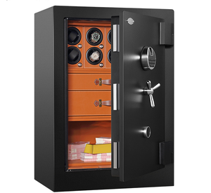 カスタマイズされた新しい高級ワードローブスマート指紋ロックセーフ自動時計ワインダーボックス盗難防止引き出しセーフ68 1220スロット - Product Image 3