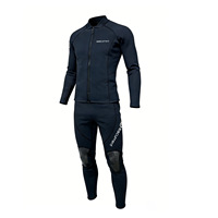 3MM Unisex Erwachsenen-Gummi-Tauchanzug, Warm, Kältebeständig, Sonnenschutz, Schnelltrocknend, Einteiliger Tauchanzug zum Schwimmen und Surfen