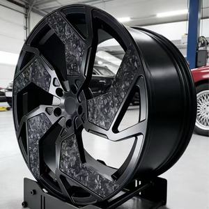 ล้อแม็กคาร์บอนไฟเบอร์ปลอมแบบแยก5<span class=keywords><strong>ซี่</strong></span>ขอบ20-24นิ้ว5X112 5X130 PCD ขอบที่กำหนดเองสำหรับ lamburus Audi RSQ8 SUV - Product Image 2