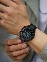 Montre électronique TOMI T222 en gros, cadran rond, boîtier en plastique, bracelet en PU, étanche, montre de sport tendance, personnalisable