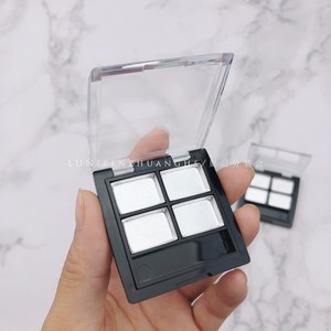Four Color Eyeshadow Palette Square Transparent Packaging <b>Box</b> With Four Compartments For Cosmetic <b>Makeup</b> Storage - Product Image 2