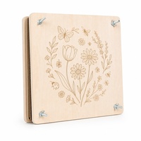 Kit de presse à fleurs en bois, 11" x 11" pour grandes fleurs pressées, pour adultes