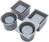 Moules et formes en béton pour jardinière en silicone Moules pour pots de fleurs en ciment