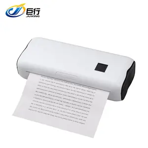 Juxing A4 portable thermal receipt printer Wireless portable printer for study office PDF file printing portable printers a4
