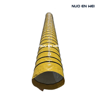 Conduit flexible isolé en PVC NUOENWEI - Conduit thermique triple couche de 4'' à 59'' pour CVC, refroidisseurs de grains et climatiseurs de tentes