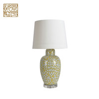 Lampe de bureau au design rétro vintage, en céramique, avec pièces décoratives modernes, style vintage