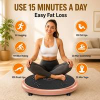 Plateforme vibrante d'exercice 2-en-1 verticale à télécommande Shtatsu pour massage par acupression, force maximale
