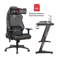 Chaise de bureau exécutive en cuir de qualité supérieure, personnalisable, avec fonction de bascule, design ergonomique, appui-tête magnétique, fonction pivotante