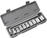 Kaisi-mini clé à douille portable, réparation de voiture, mini usage domestique, boîte à outils manuels kit d'outils 11 pièces