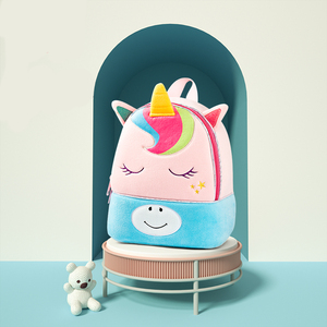 RTS-<span class=keywords><strong>mochila</strong></span> de <span class=keywords><strong>animales</strong></span> de peluche para bebé, morral de juguete suave para niño, Bolsa Escolar para guardería - Product Image 4